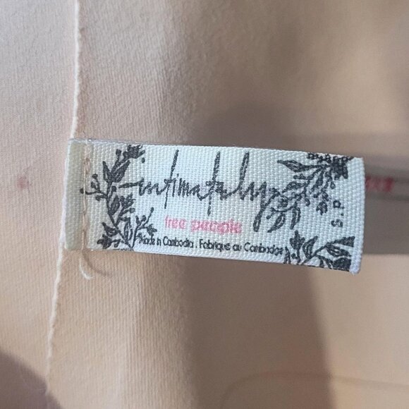 NWOT Free People Intimately Sage Longline Bralette Bra Nude Cream Size S - Picture 7 of 10